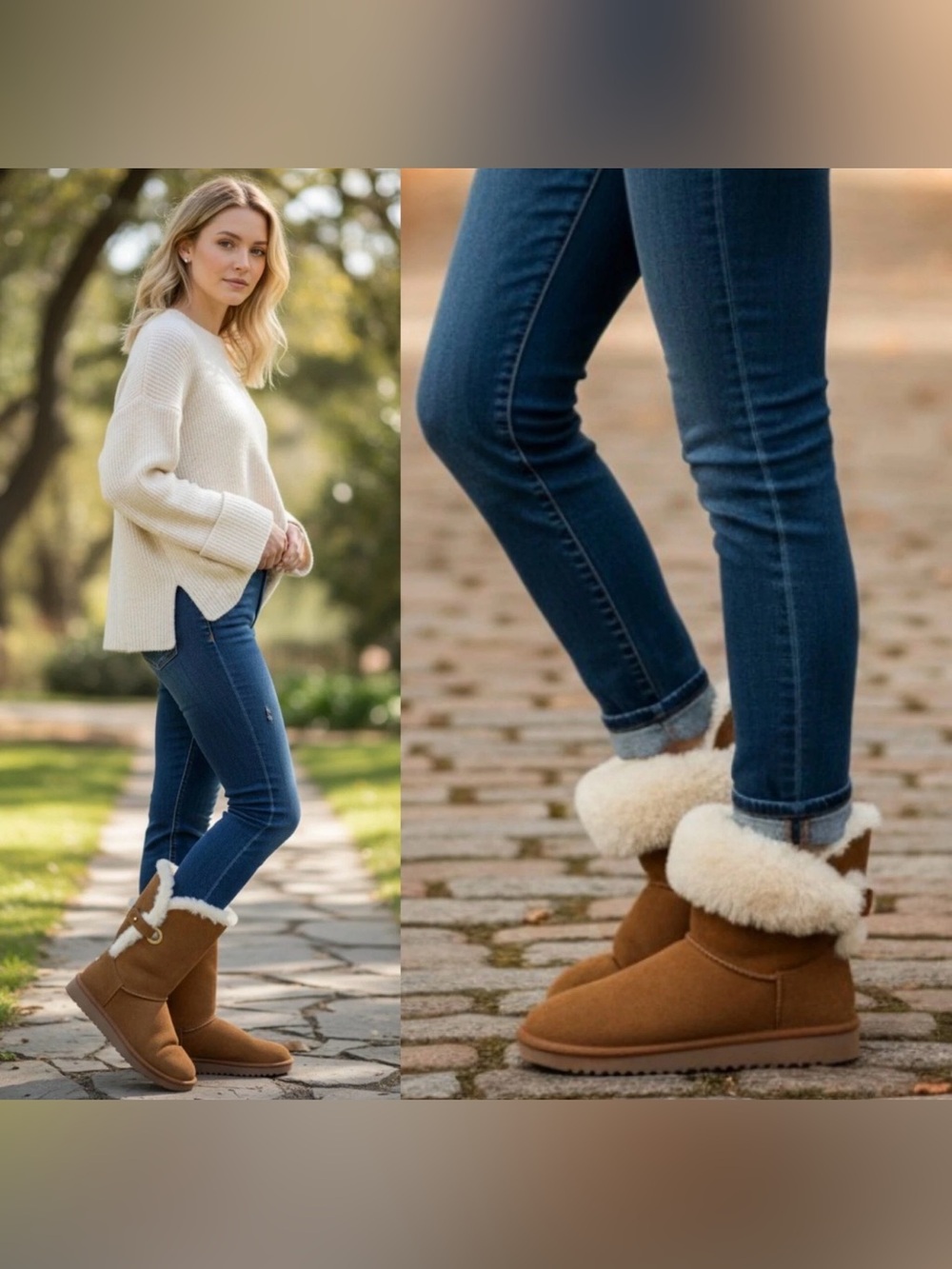 Ugg KOOLABURRA Remley Short Winter Boots NEW 9M #098 Chestnut